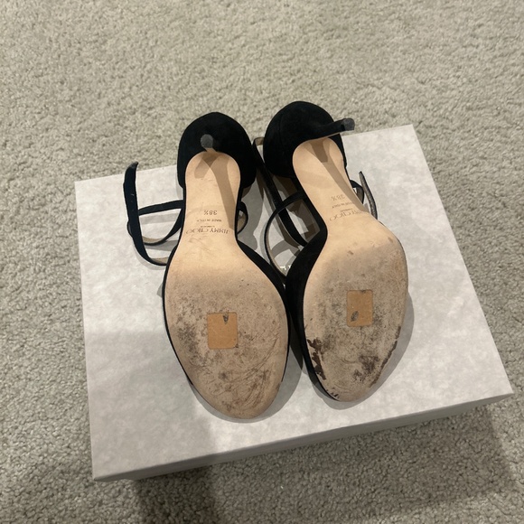 Jimmy Choo black suede heels, size 8.5 - Picture 3 of 7
